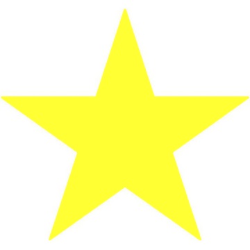 Full Page Yellow Star